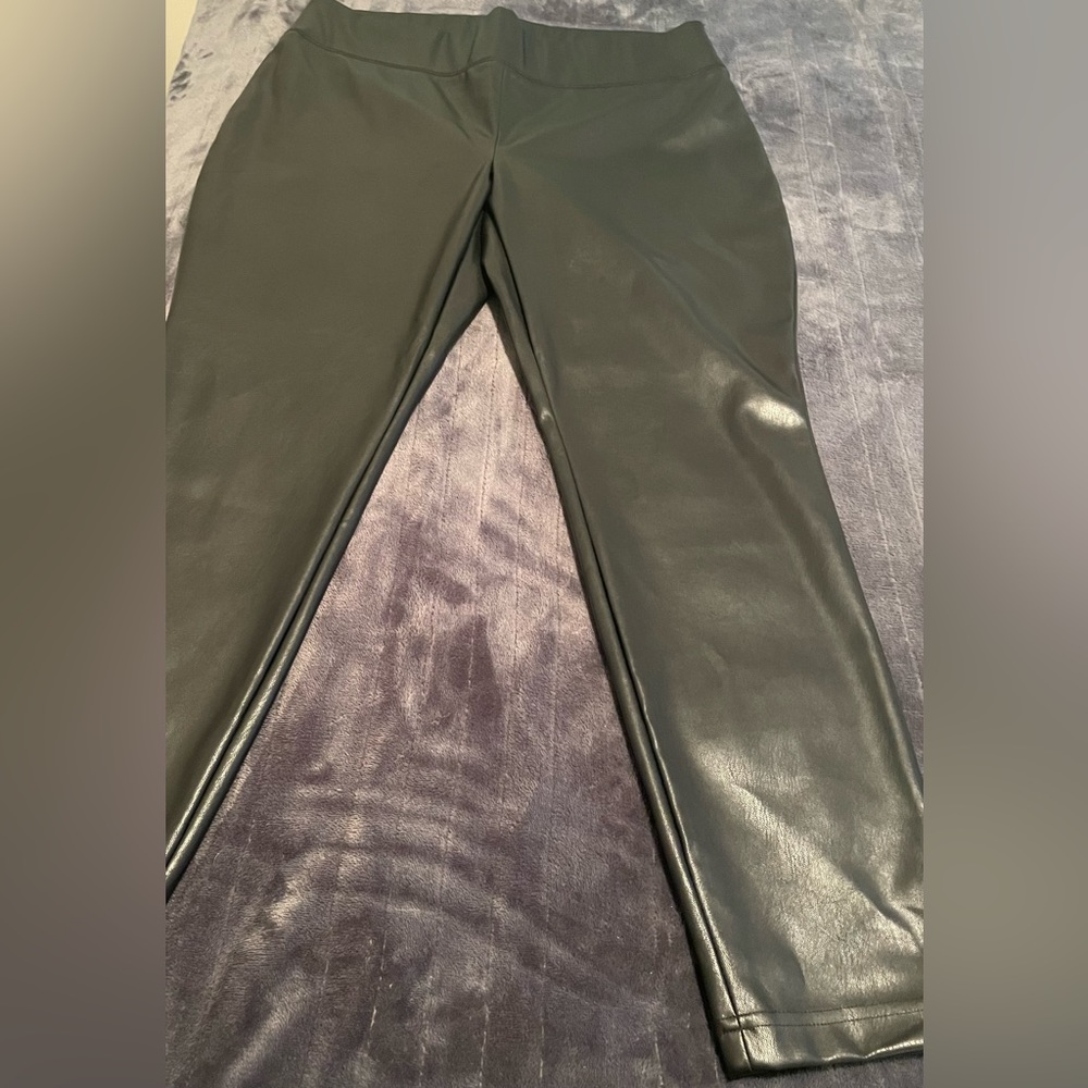 leather pants from INC